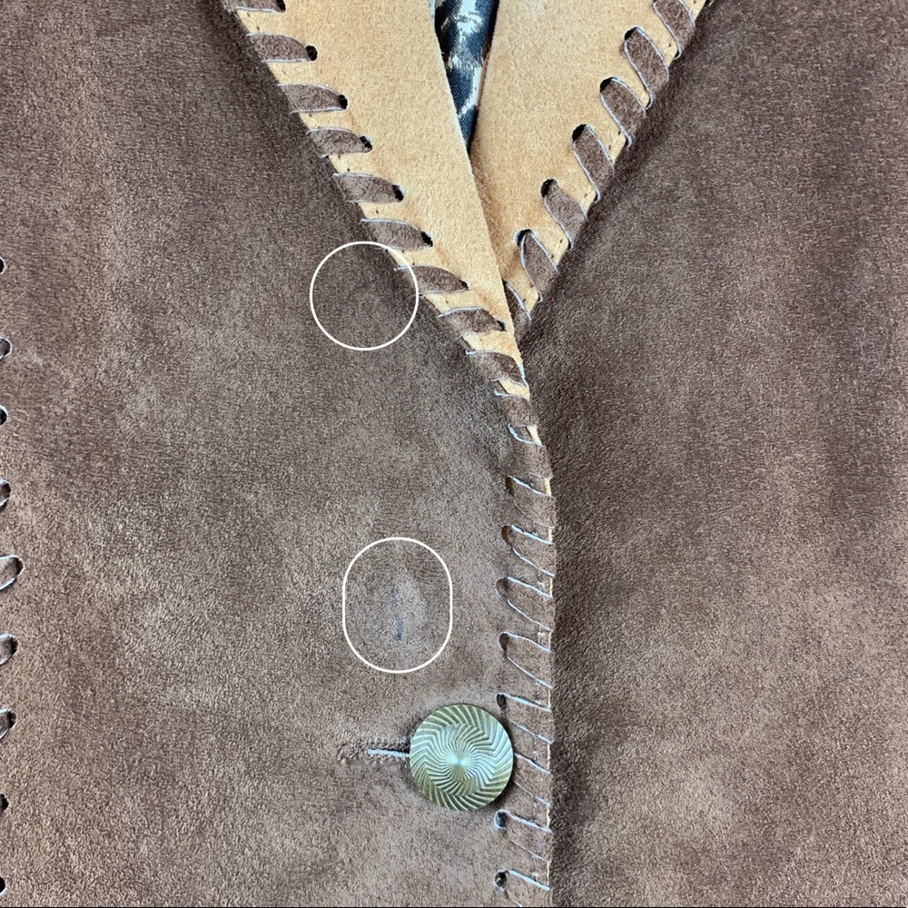 Live A Little Rugged Leather Western Blazer NWOT - Picture 11 of 11